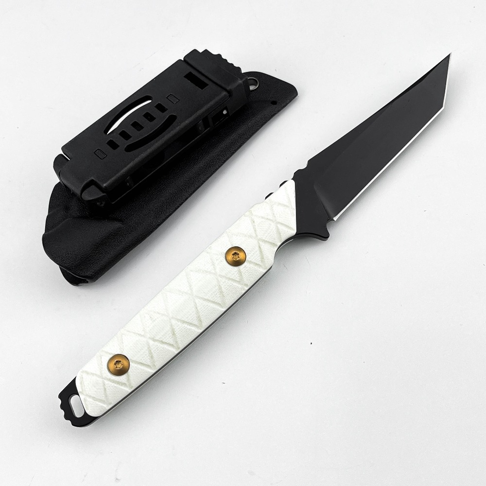 Edc Carry Fixed Blade Knife - Nowy nóż ze stałym ostrzem, biała